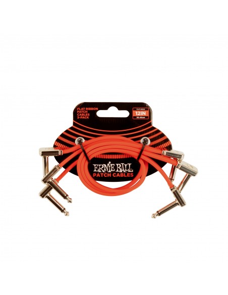 6403 Flachband-Patchkabel, Rot, 30,48 cm, 3er-Pack
