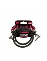 6406 Flat Ribbon Stereo Patch Cable 60,96cm 2-Pk