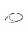 Proel BULK220LU2 mono jack cable cannon male 2 meters