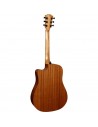 Guitarra acústica con cutaway Lag T70DC Dreadnought