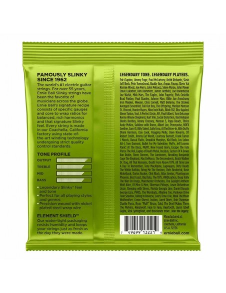 Ernie Ball 3221 Nickel Wound Regular Slinky 10-46 3 Set