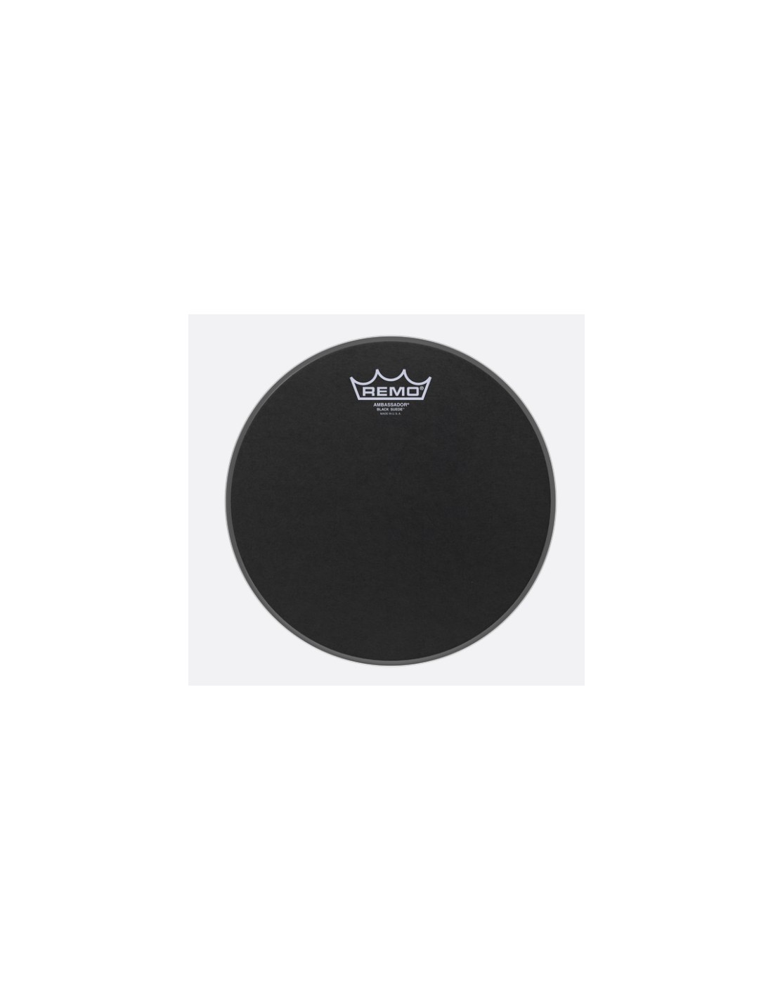 Remo BA-0810-ES Black Suede Ambassador 10