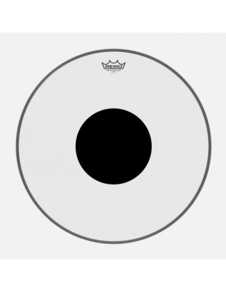 Remo CS-1322-10 Controlled Sound Top Black Dot Clear Bass 22