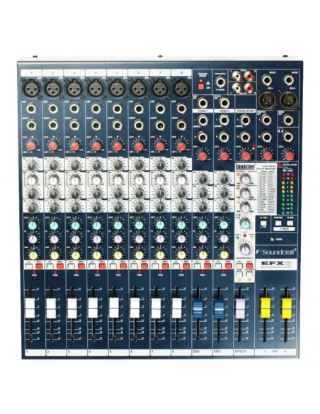 SOUNDCRAFT EFX8 MIXER 8 INGRESSI MONO + 2 STEREO CON EFFETTO LEXICON