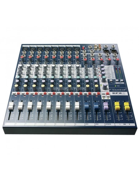 SOUNDCRAFT EFX8 MIXER 8 INGRESSI MONO + 2 STEREO CON EFFETTO LEXICON