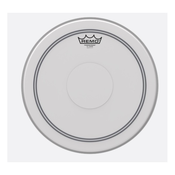 Remo P3-0113-C2 Powerstroke P3 Coated Top Clear Dot 13