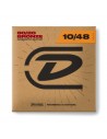 Dunlop - DAB1048 Acústico 80/20 Bronce Juego Extra Ligero/6