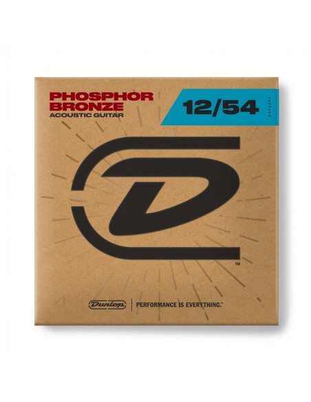 Dunlop DAP1254 Acoustic Phosphor Bronze, Light Set/6
