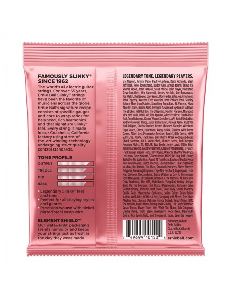 Ernie Ball 2217 Nickel Wound Zippy Slinky 7-36