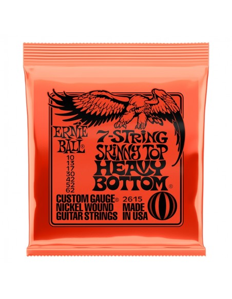Ernie Ball 2615 Nickel Wound Skinny Top Heavy Bottom 7 Slinky