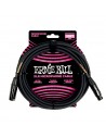Ernie Ball 6388 Cavo Microfonico PVC nero 6 mt