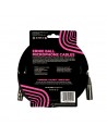 Ernie Ball 6391 Geflochtenes Mikrofonkabel, schwarz, 4,5 m