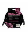 Ernie Ball 6392 Cavo Microfonico Braided nero 6 mt