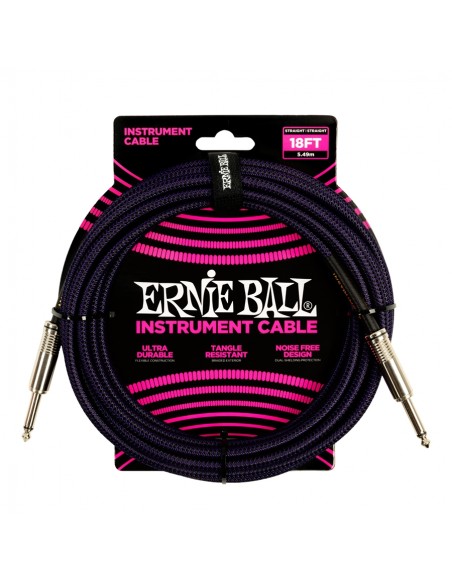 Ernie Ball 6395 Braided Straight Straight 5.5 mt