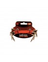 Câble de raccordement plat Ernie Ball 6401 Rouge 3" Lot de 03