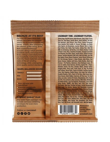 Ernie Ball 3544 Erthwd Med Phos 3 Pk 13 56