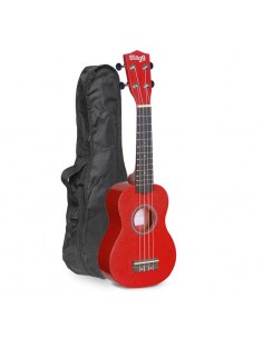 STAGG US-RED UKULELE...