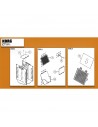 PRÉSENTOIR DE COMPTOIR POUR ACCORDEURS KG-CT-J