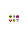 4009 Lot de 6 boutons assortis de 1 po
