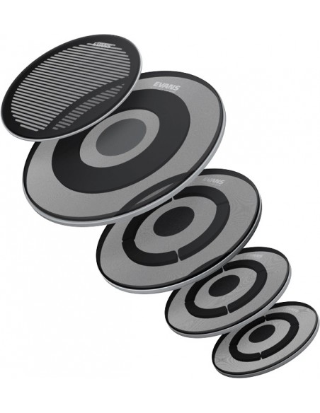 EVANS dB One Mesh Drumhead Rock Tom Pack (10", 12", 16"), 14" Snare, 22" Bass