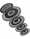 EVANS dB One Mesh Drumhead Rock-Tom-Paket (10", 12", 16"), 14" Snare, 22 " Bass