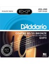 D'Addario EXP11 80/20 Bronze Coated 12-53