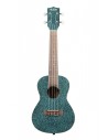 Kala KA-SPRK-AQUA Sparkle Aqua Concert Ukulele with Bag
