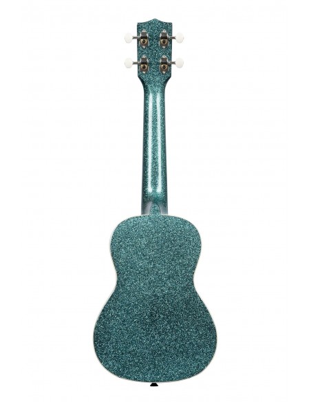 Kala KA-SPRK-AQUA Ukulele Concerto Sparkle Aqua con Borsa