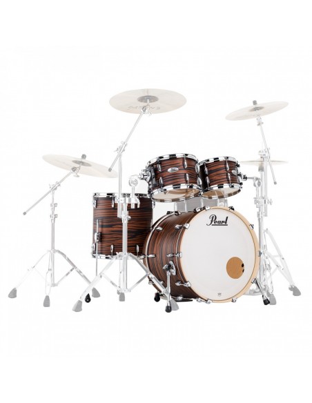 Pearl Professional Maple 4-Piece Shell Set Matte Mocha Swirl