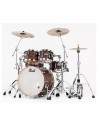 Pearl Professional Maple 4-Piece Shell Set Matte Mocha Swirl