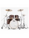 Pearl Professional Maple 4-Piece Shell Set Matte Mocha Swirl