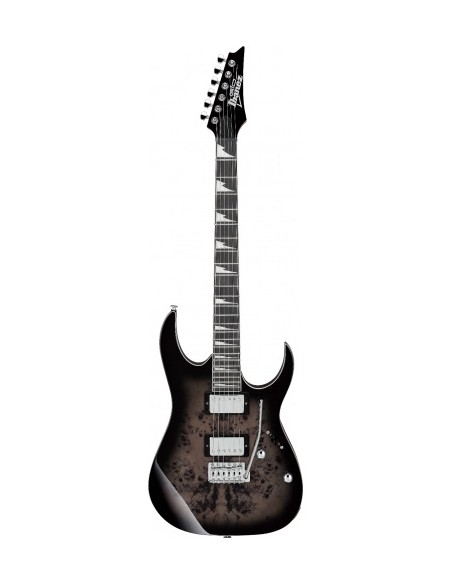Ibanez GRG220PA1-BKB Transparent Brown Black Burst