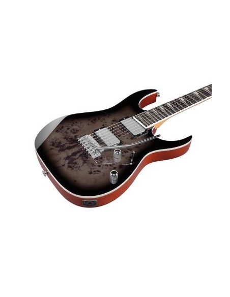 Ibanez GRG220PA1-BKB Transparent Brown Black Burst