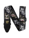 5362 Sangle Jacquard Fleur Blanche