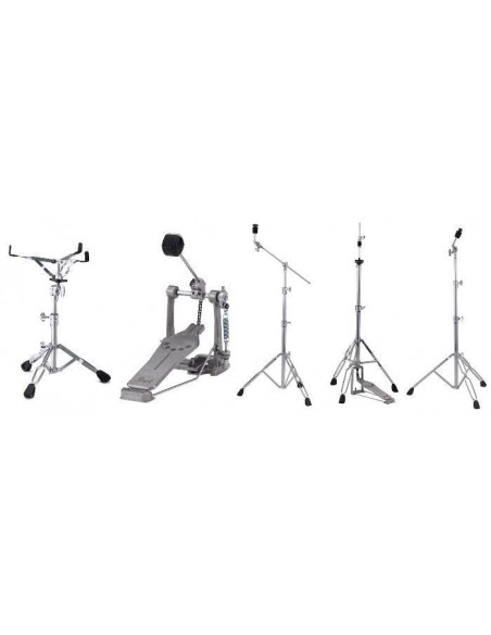 Pearl Decade Maple 7pz. + Meccaniche Hwp830 Colore Satin Black 277