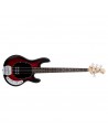 Sterling by Music Man Stingray Ray4 4 Red Burst Satin