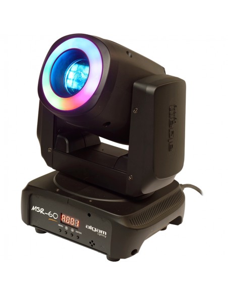 MSR60 SPOT LED 60W + Anneau LED RVB