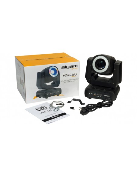 MSR60 SPOT LED 60W + Anneau LED RVB