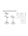 TOP/001 Metal Shelf 54 x 35 cm