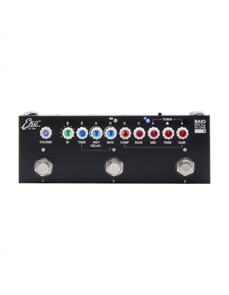 Pedal multiefectos BAIO B con IR integrado para bajo eléctrico