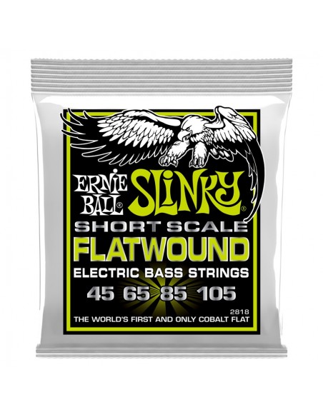2818 Slinky Short Scale Flatwound El Bass 45-105