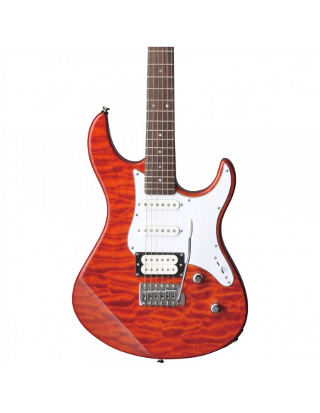 Yamaha Pacifica 212VQM Quilted Maple Caramel Brown