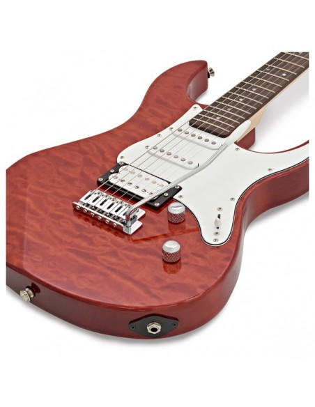Yamaha Pacifica 212VQM Quilted Maple Caramel Brown