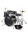 Pearl Roadshow RS-525SC/C 31 Jet Black con Piatti Sabian