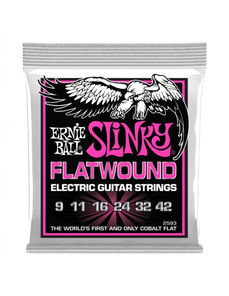 2593 Slinky Flatwound El Guit 9-42