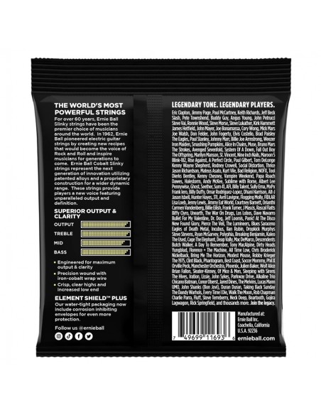 Ernie Ball 2714 Mammoth Slinky Cobalt Str 12-62
