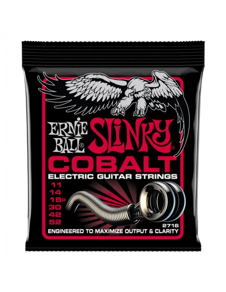 Ernie Ball 2716 Burly Slinky Cobalt Guitar 11-52