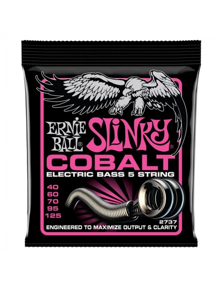 Ernie Ball 2737 Super Slinky Cobalt 5 Bass 40-125