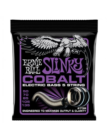 Ernie Ball 2738 Power Slinky Cob 5 Bass 50-135
