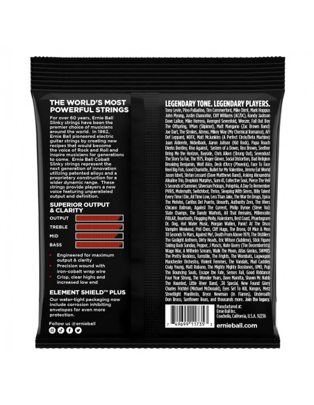 Ernie Ball 2739 Slinky Cobalt 6 Bass Str 32-130